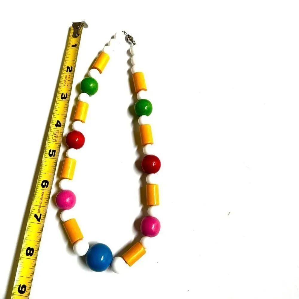 Colorful beaded necklace - Picture 5 of 6